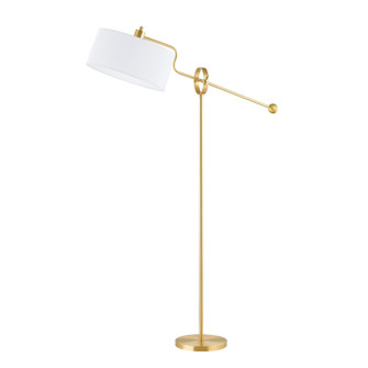 Libby One Light Floor Lamp in Aged Brass (428|HL744401AGB)