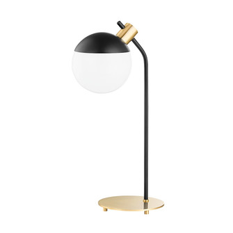 Miranda LED Table Lamp in Aged Brass/Soft Black (428|HL573201AGBSBK)