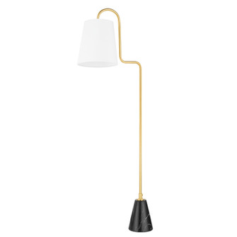 Jaimee One Light Floor Lamp in Aged Brass (428|HL539401AGB)