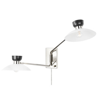 Whitley Two Light Wall Sconce in Polished Nickel (428|HL481202PN)