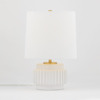 Kalani One Light Table Lamp in Matte White (428|HL452201MW)