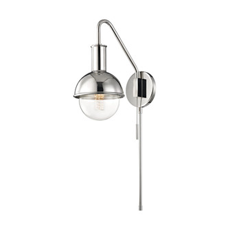 Riley One Light Wall Sconce in Polished Nickel (428|HL111101PN)