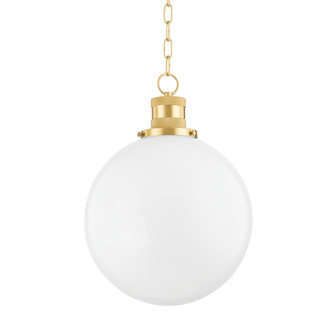 Beverly One Light Pendant in Aged Brass (428|H770701LAGB)