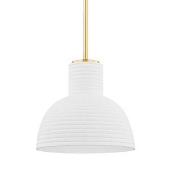 Paloma One Light Pendant in Aged Brass (428|H721701AGBCWW)