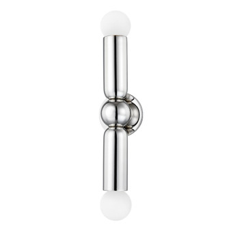 Lolly Two Light Wall Sconce in Polished Nickel (428|H720102PN)