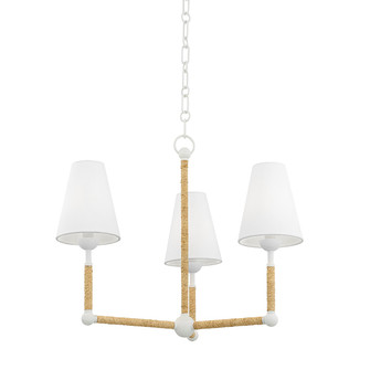 Mariana Three Light Chandelier in Texture White (428|H708803TWH)