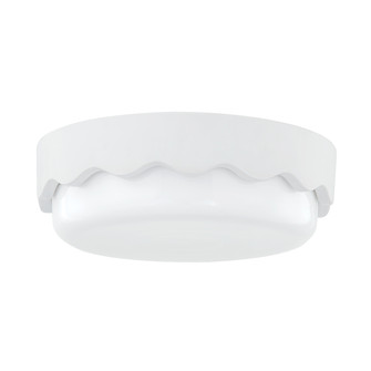 Wave Three Light Flush Mount in Ceramic Matte White (428|H656503CMW)