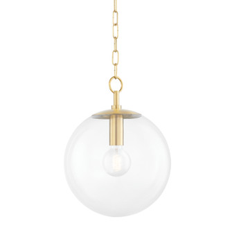 Juliana One Light Pendant in Aged Brass (428|H609701SAGB)