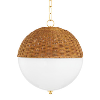 Summer One Light Pendant in Aged Brass (428|H603701LAGB)