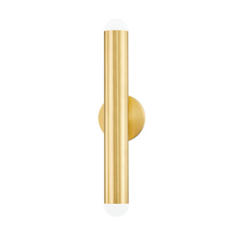 Taylor Two Light Wall Sconce in Aged Brass (428|H602102AGB)