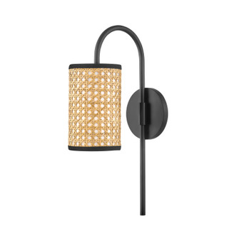 Dolores One Light Wall Sconce in Soft Black (428|H520101SBK)