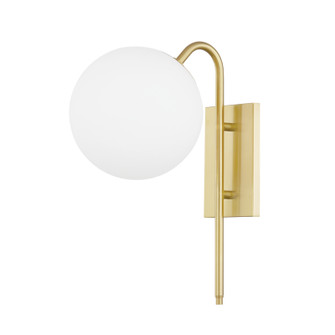 Ingrid One Light Wall Sconce in Aged Brass (428|H504101AGB)