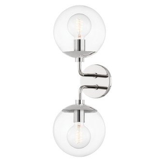 Meadow Two Light Wall Sconce in Polished Nickel (428|H503102PN)
