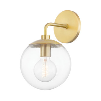 Meadow One Light Wall Sconce in Aged Brass (428|H503101AGB)