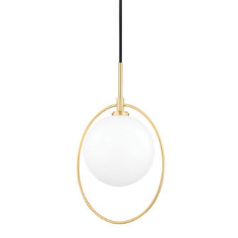 Babette LED Pendant in Aged Brass (428|H493701AGB)