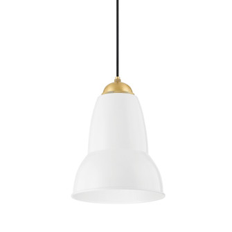 Jamila One Light Pendant in Aged Brass (428|H439701SAGBGWH)