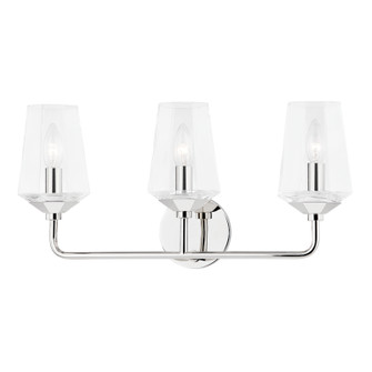 Kayla Three Light Bath and Vanity in Polished Nickel (428|H420303PN)