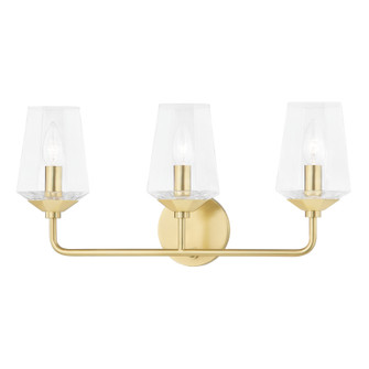 Kayla Three Light Bath and Vanity in Aged Brass (428|H420303AGB)