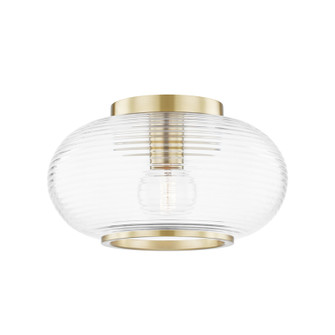 Maggie One Light Flush Mount in Aged Brass (428|H418501AGB)