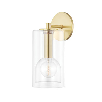 Belinda One Light Wall Sconce in Aged Brass (428|H415101AAGB)