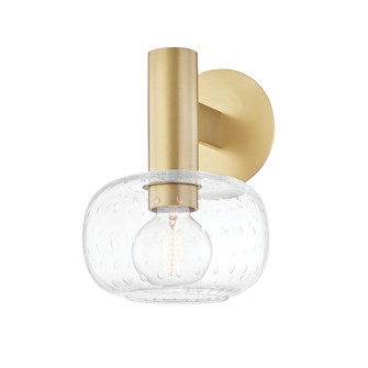 Harlow One Light Wall Sconce in Aged Brass (428|H403301AGB)