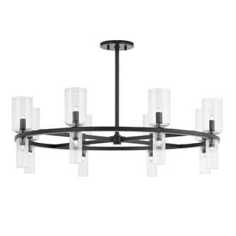 Tabitha LED Chandelier in Soft Black (428|H384816SBK)