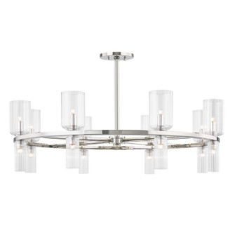 Tabitha 16 Light Chandelier in Polished Nickel (428|H384816PN)