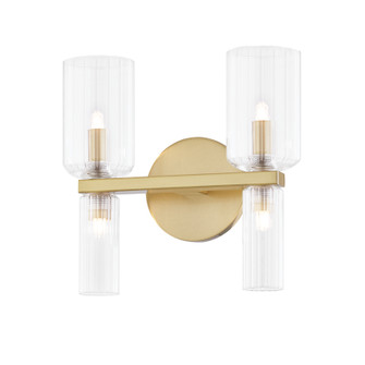 Tabitha LED Bath and Vanity in Aged Brass (428|H384302AGB)