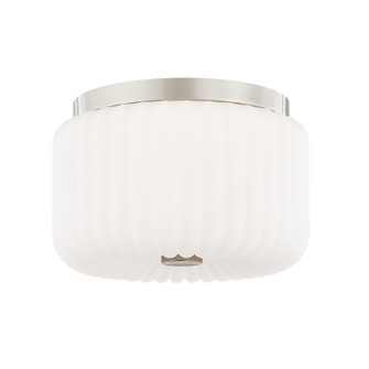 Lydia Two Light Flush Mount in Polished Nickel (428|H340502PN)