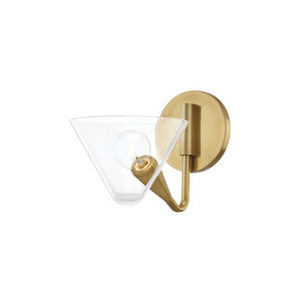 Isabella One Light Wall Sconce in Aged Brass (428|H327101AGB)