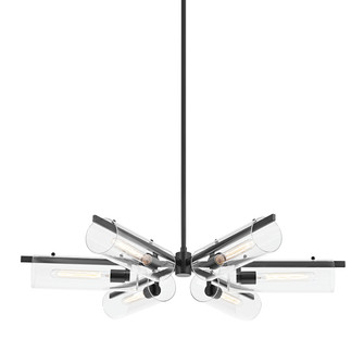 Ariel Six Light Chandelier in Soft Black (428|H326806SBK)