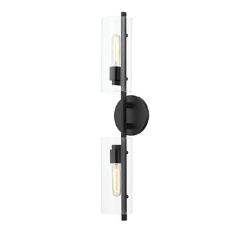 Ariel Two Light Wall Sconce in Soft Black (428|H326102SBK)
