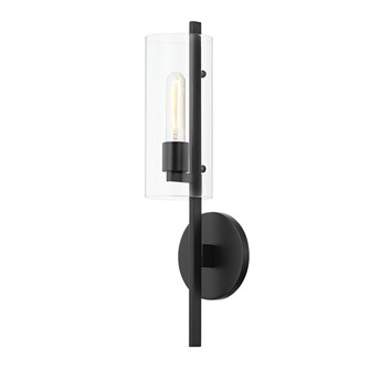 Ariel One Light Wall Sconce in Soft Black (428|H326101SBK)