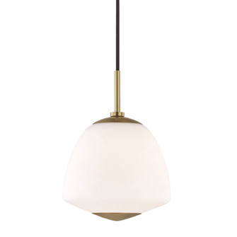 Jane One Light Pendant in Aged Brass (428|H288701SAGB)