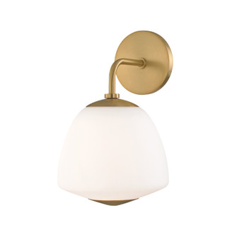 Jane One Light Wall Sconce in Aged Brass (428|H288101AGB)