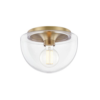 Grace One Light Flush Mount in Aged Brass (428|H284501SAGB)