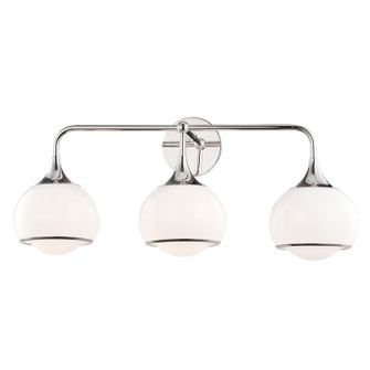 Reese Three Light Bath and Vanity in Polished Nickel (428|H281303PN)
