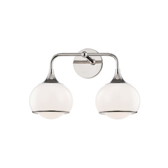 Reese Two Light Bath and Vanity in Polished Nickel (428|H281302PN)