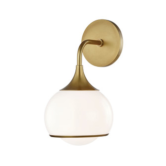 Reese One Light Bath and Vanity in Aged Brass (428|H281301AGB)