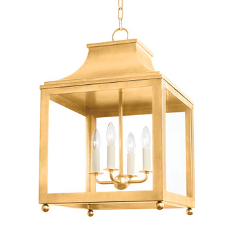 Leigh Four Light Pendant in Vintage Gold Leaf (428|H259704LVGL)