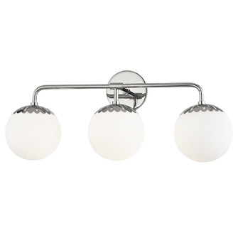 Paige Three Light Bath and Vanity in Polished Nickel (428|H193303PN)