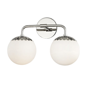 Paige Two Light Bath and Vanity in Polished Nickel (428|H193302PN)