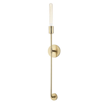 Dylan One Light Wall Sconce in Aged Brass (428|H185101AGB)