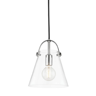 Karin One Light Pendant in Polished Nickel (428|H162701SPN)