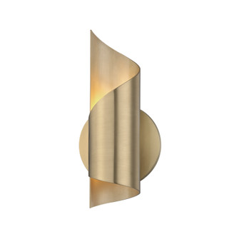 Evie LED Wall Sconce in Aged Brass (428|H161101AGB)