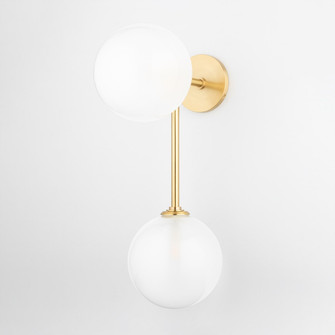 Ashleigh LED Wall Sconce in Aged Brass (428|H122102AGB)