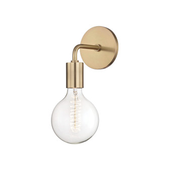 Ava One Light Wall Sconce in Aged Brass (428|H109101BAGB)
