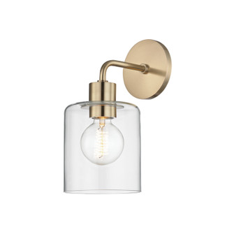 Neko One Light Wall Sconce in Aged Brass (428|H108101AGB)