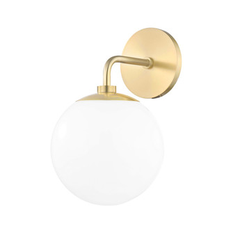 Stella One Light Wall Sconce in Aged Brass (428|H105101AGB)