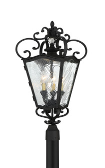 Brixton Ivy Two Light Outdoor Post Mount in Coal W/Honey Gold Highlight (7|9335661)